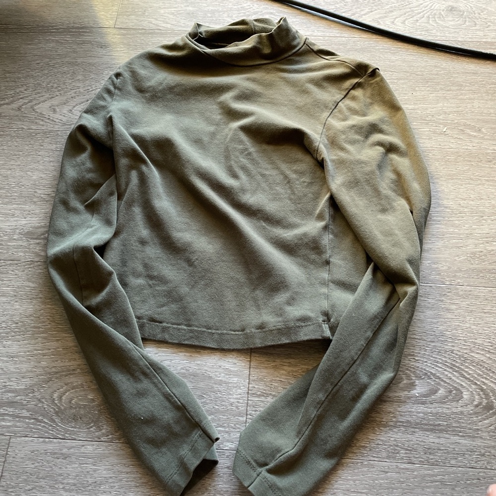 Olive Turtleneck